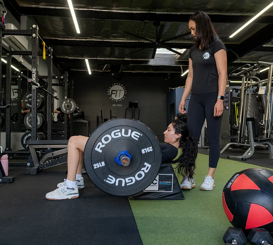 Personal training at FIT Brea