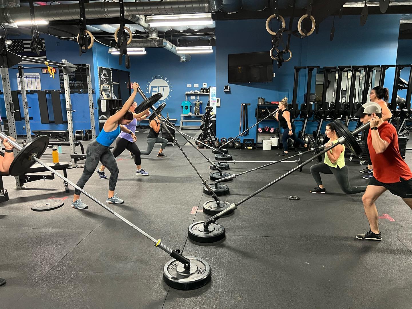 Group training fitness programs at FIT Brea